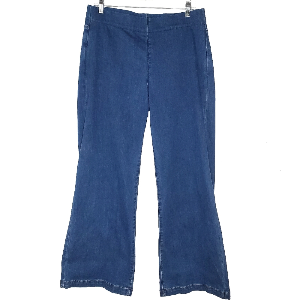 NYDJ Sculpt Her Lift Tuck Technology Womens Pull On Jeans Size Large Stretch 